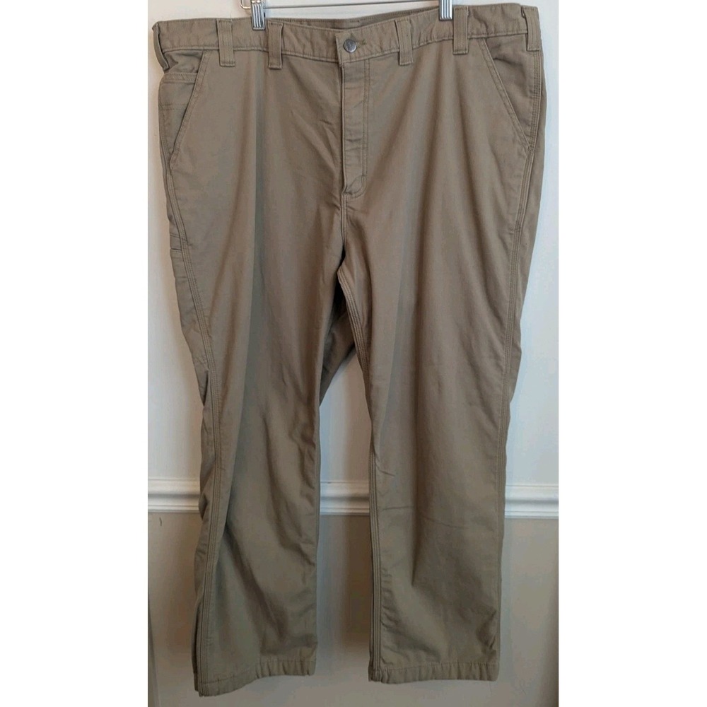 Carhartt Relaxed Fit Men's 44x30 Lined‎ Rugged Flex Rigby Canvas Work Pants